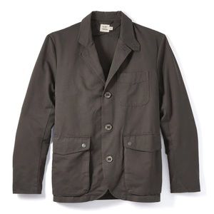 Flint and Tinder pack blazer in graphite size XS